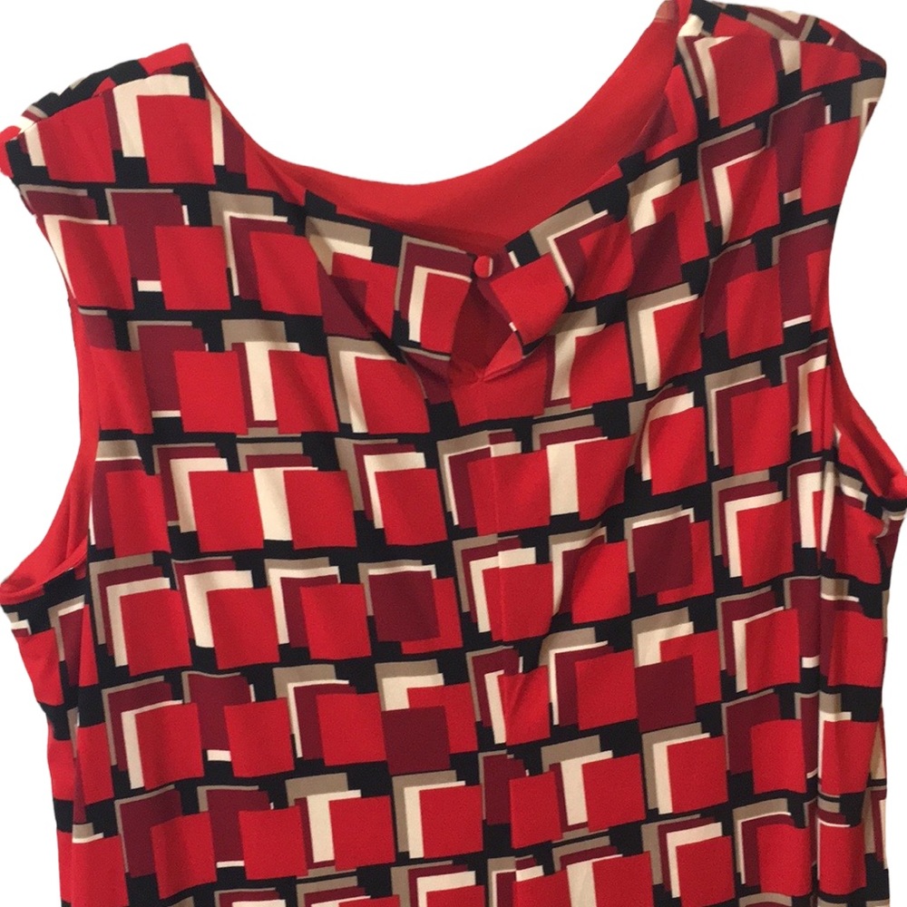 R&K Overlaping Square Pattern Dress - Picture 4 of 9